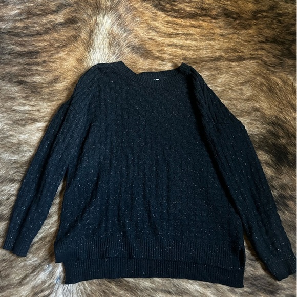 Maurices Sweaters - Maurice’s black sweater with gold thread